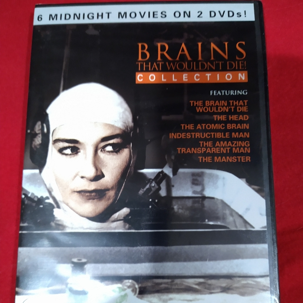 New Brains That Wouldn't Die Collection, 6 Movies on 2 DVDs